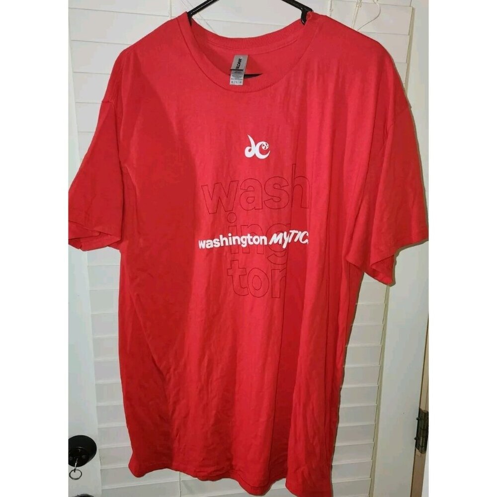 WNBA WASHINGTON MYSTICS  Tee Shirt red XL mens capital one SGA